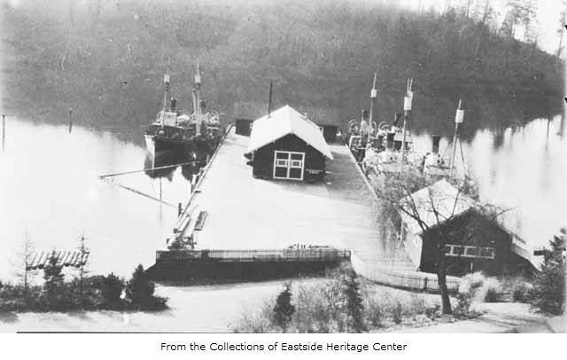 Whaling Boats Docked in Meydenbauer Bay